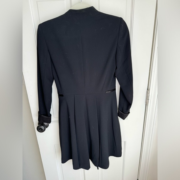 Alice + Olivia pleated blazer, black, size 0 - Picture 2 of 2